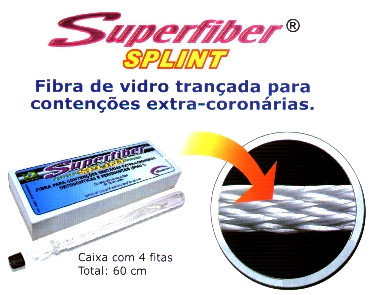 SUPERFIBER SPLINT - Fibra de vidro tranada para contences extra-coronrias